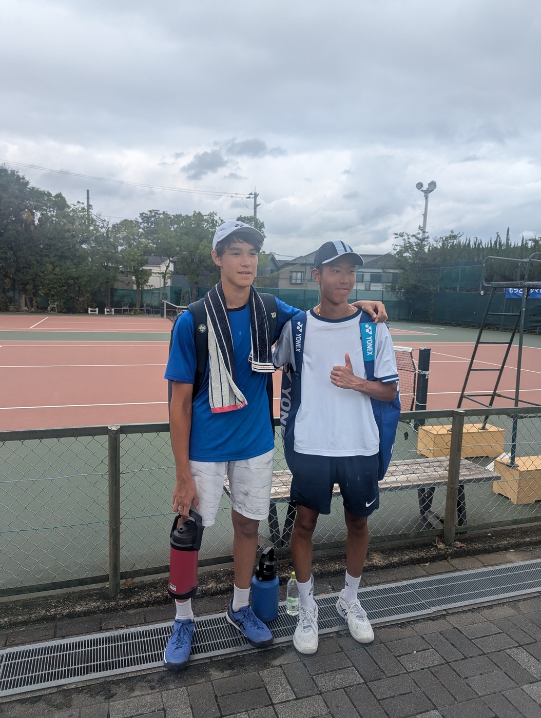 Post match with partner